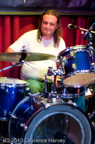 Richie Newman on drums