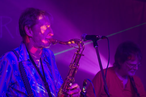 Nik Turner (sax) & Mick Slattery (guitar)