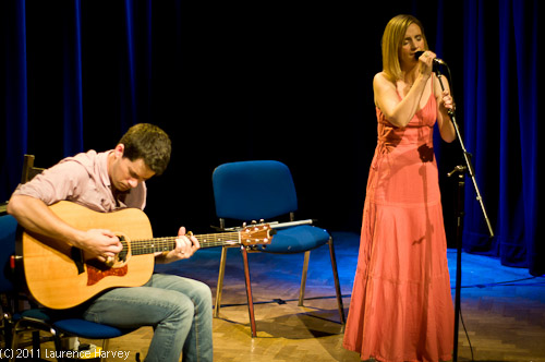 Cara Dillon & Sam on stage