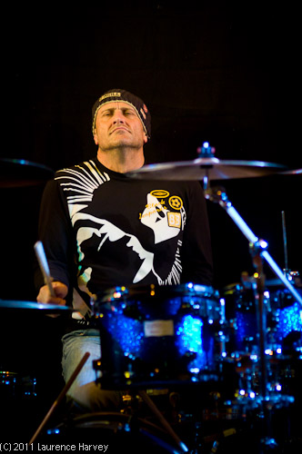 Trevor Barr on drums