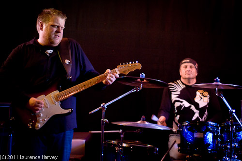 Danny Bryant on guitar & Trevor Barr on drums