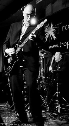 Leigh Heggarty on guitar