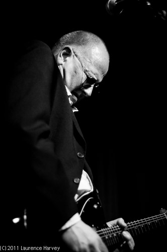 Leigh Heggarty on guitar