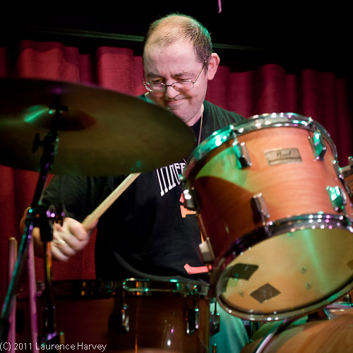 Rus Chaney on drums