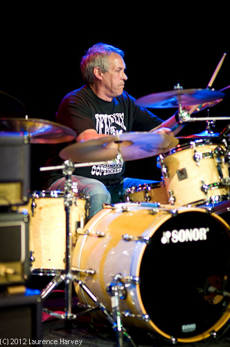 Simon Baker on drums