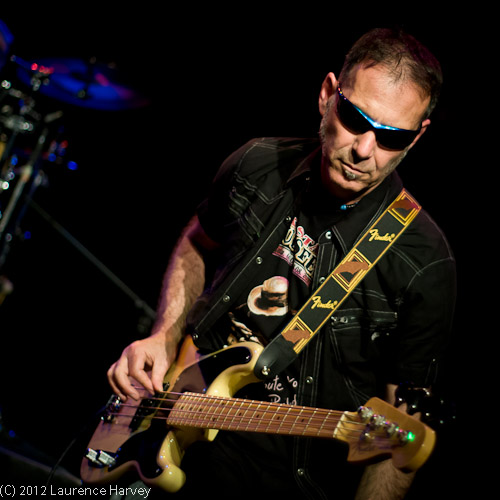 Derek White on bass