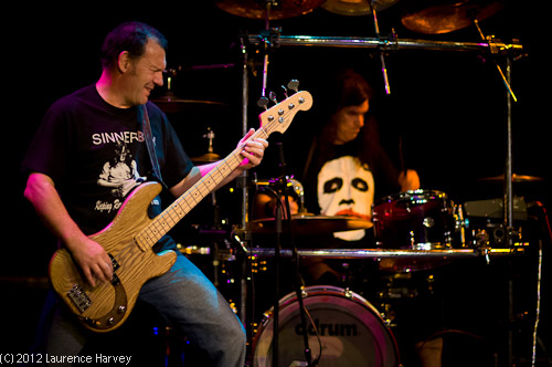 Nick Skelson on bass