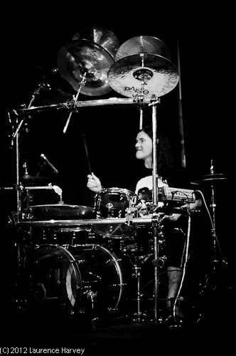 Jonny Brutal on drums