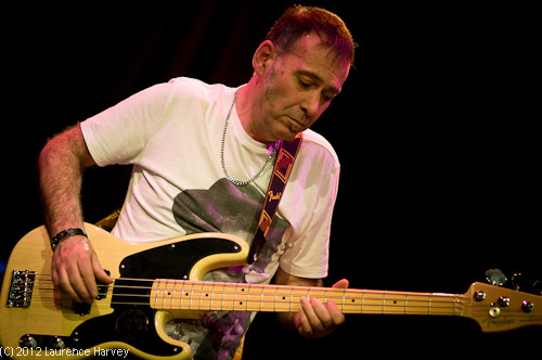 Derek White on bass