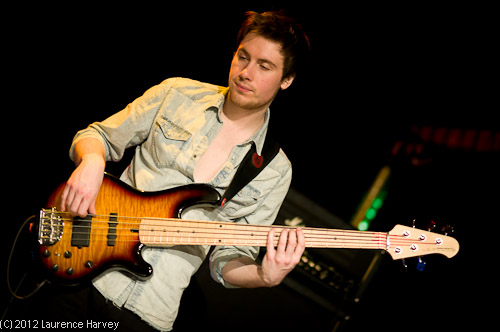 Jack Timms on bass