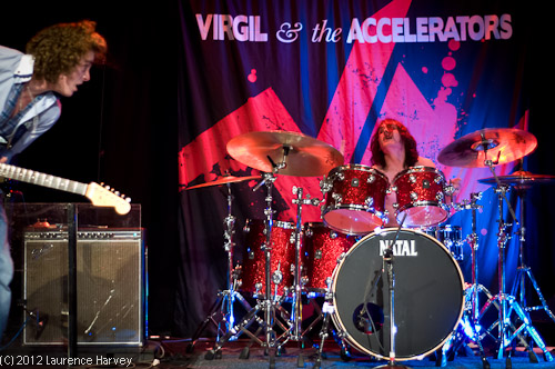 Gabriel McMahon on drums