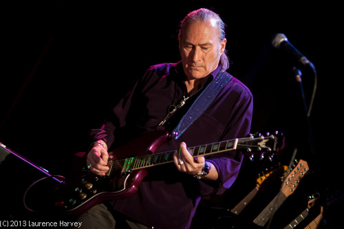 Simon Burrett on slide guitar