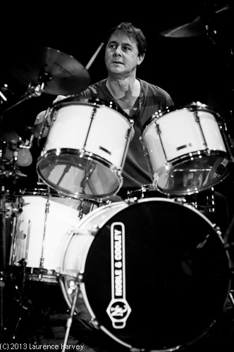 Justin Hildreth on drums