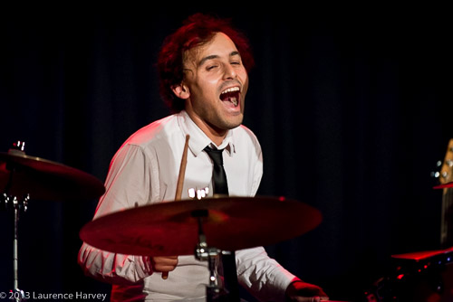 Karim Bouazza on drums
