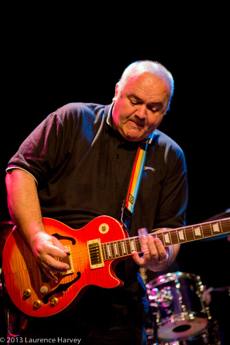 Nick Hyde on guitar