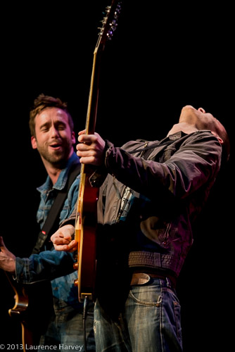 Nick Bowden on vocals & guitar, Paul Bowe on lead guitar