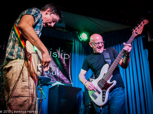 Jay Tamkin on guitar & Jeff 'The Funk' Walker on bass