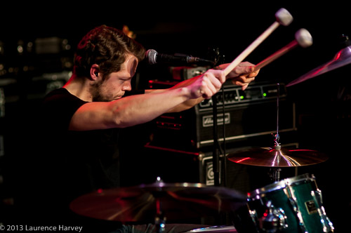 Toby Wilson on drums