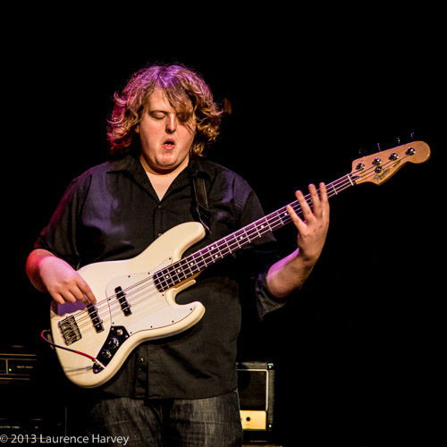 Luke Dolan on bass