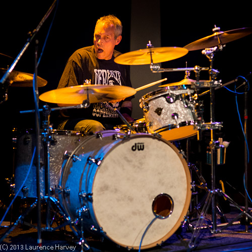 Simon Baker on drums