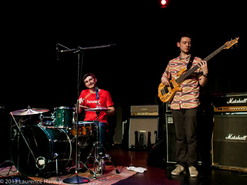 Matt Connor on drums & Rhian Wilkinson on bass