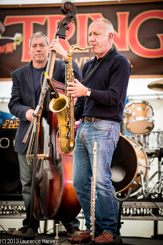 The Shufflepack - Tom Domagala on sax & Eddie Masters on bass