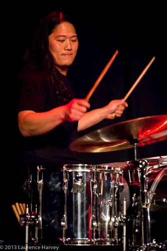 Tosh Murase on drums