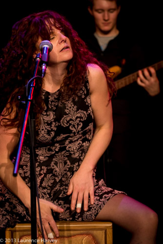 Becky Tate on vocals & cajon (box drum)