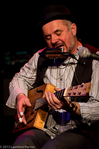 Trevor Steger on 'winebox' guitar & harmonica