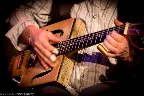 Trevor Steger's homemade 'winebox' guitar