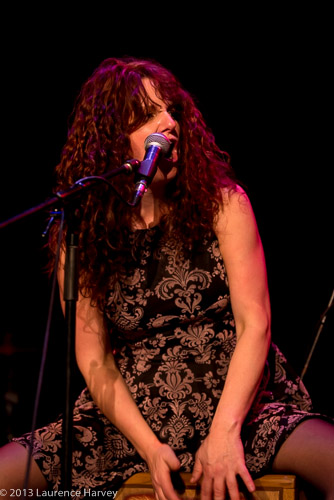 Becky Tate on vocals & cajon (box drum)
