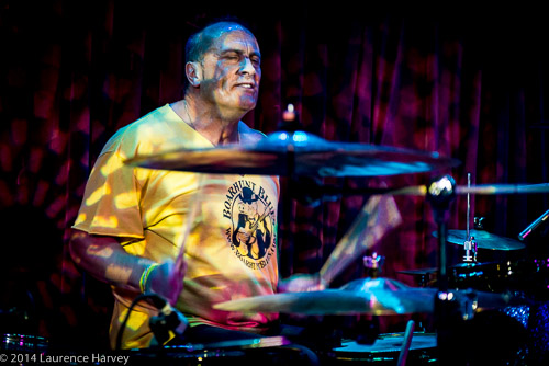 Trevor Barr on drums