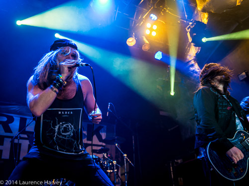 André Andersson of The Sherlock Brothers on vocals