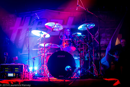 Crash on drums