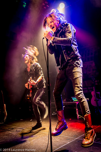 Erik Grönwall on vocals & Eric Rivers on guitar