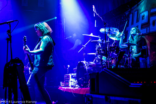 Jimmy Jay on bass & Crash on drums