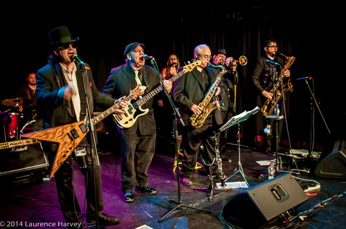 The Hitman Blues Band on stage