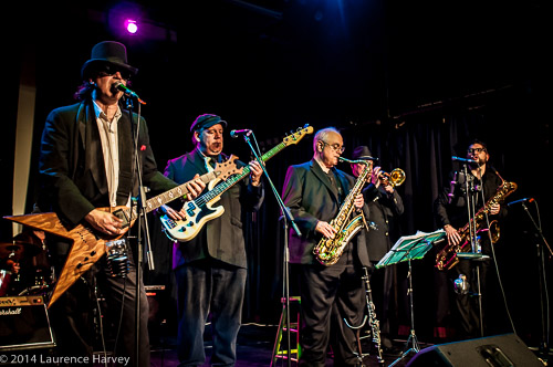 The Hitman Blues Band on stage