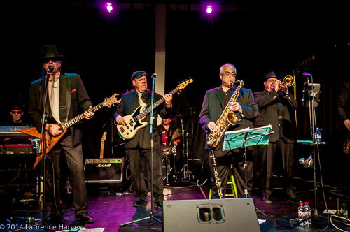 The Hitman Blues Band on stage
