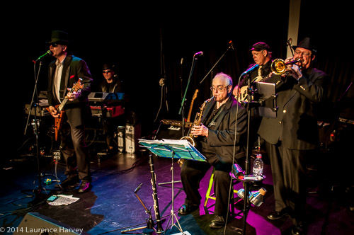 The Hitman Blues Band on stage