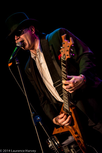 Russell 'Hitman' Alexander on guitar & vocals