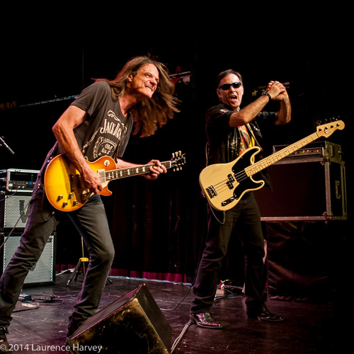 Larry Miller on guitar & vocals, Derek White on bass