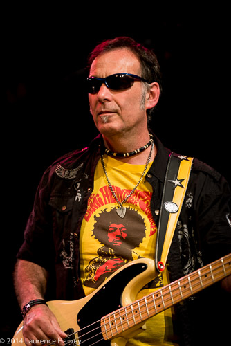 Derek White on bass