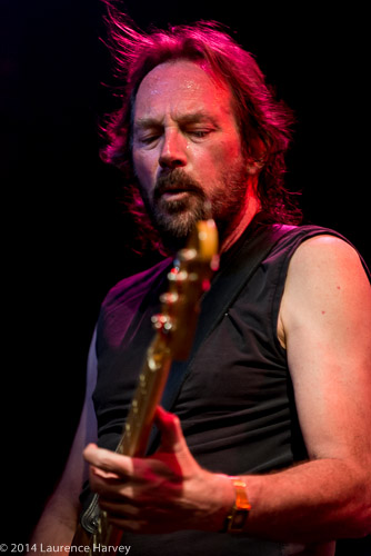 Robin Bass on bass guitar