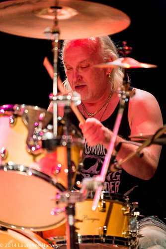 Dave Burgess on drums