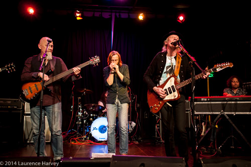 Del Bromham with his band and guests