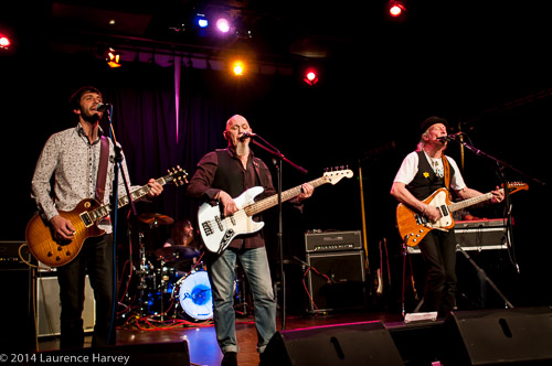 Del Bromham with his band and guests