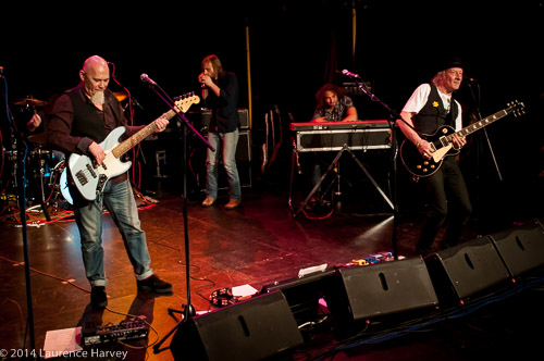 Del Bromham with his band and guests