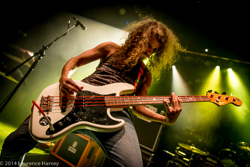 Lee Downs on bass