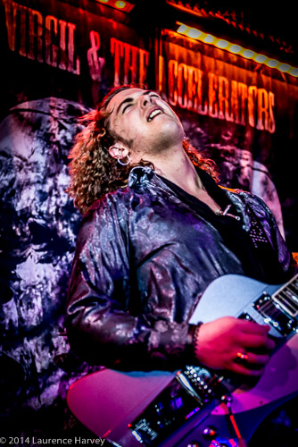 Virgil McMahon on guitar